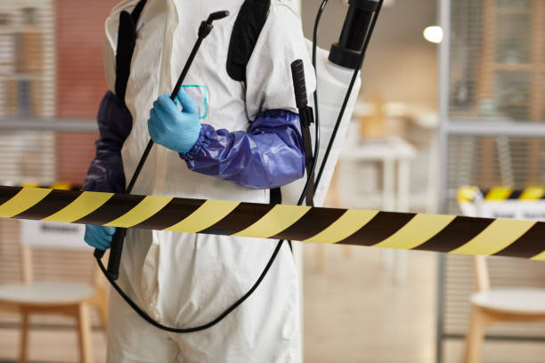 Professional Biohazard Cleanup technician working in Sugar Valley, GA
